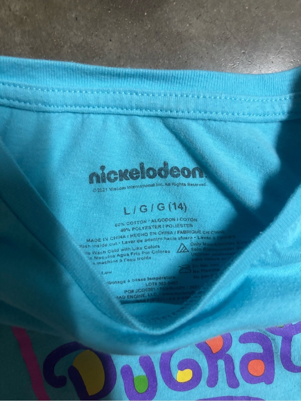 Nickelodeon Turquoise Rugrats Graphic Tee - Picture 2 of 5
